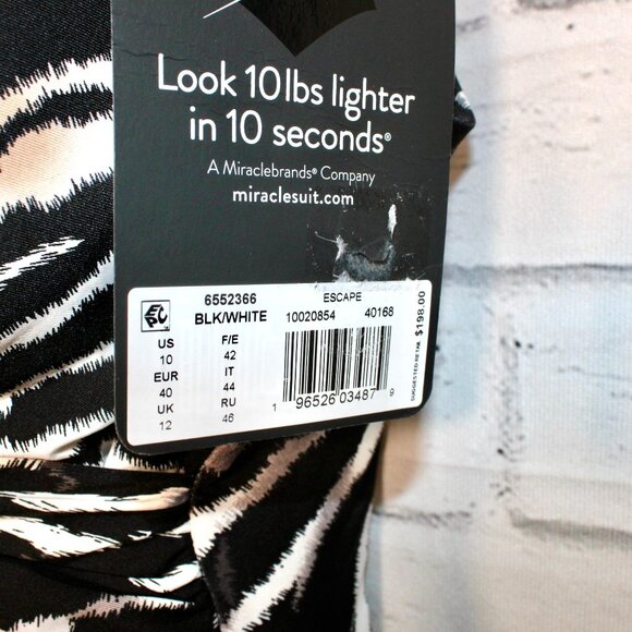 Miraclesuit Women's Tigre Sombra Escape Underwire One-Piece Swimsuit Size 10 NWT - Picture 7 of 10